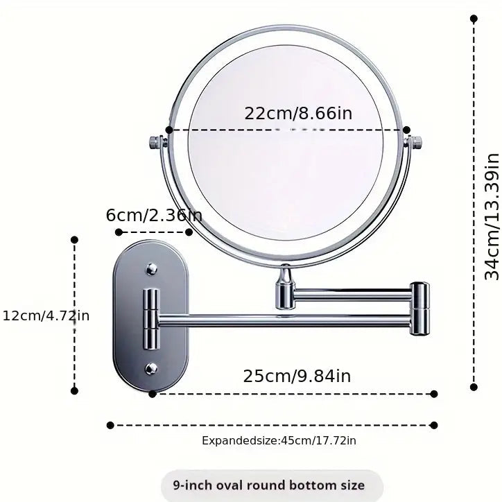 LED lighted mirror