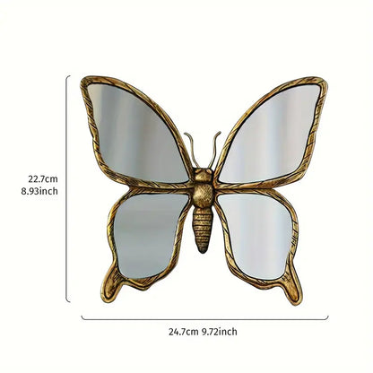 Elegant Gold Framed Butterfly & Dragonfly Wall Decor