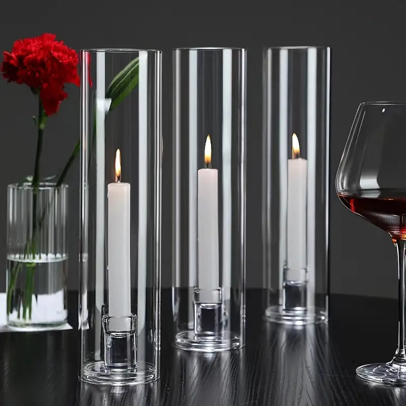 High Borosilicate Glass Candle Holders