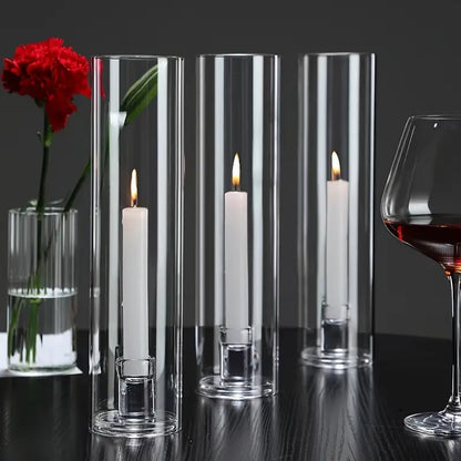 High Borosilicate Glass Candle Holders