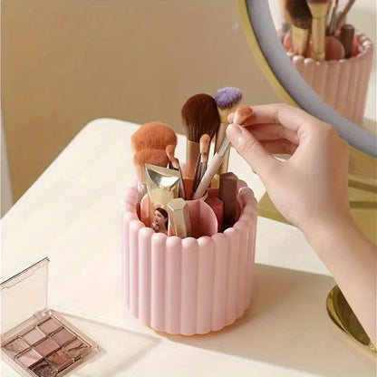 Rotating Makeup Brush Holder Organizer