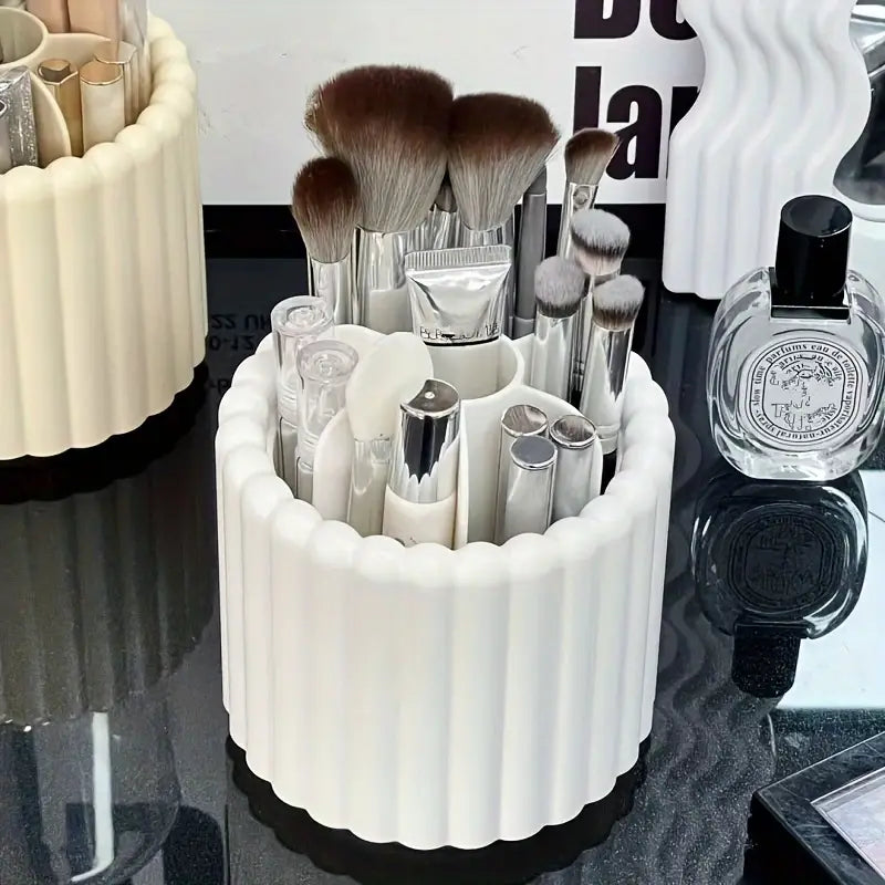 Rotating Makeup Brush Holder Organizer