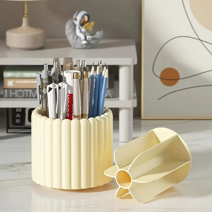 Rotating Makeup Brush Holder Organizer