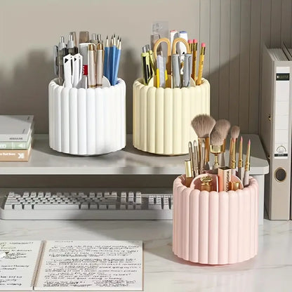 Rotating Makeup Brush Holder Organizer