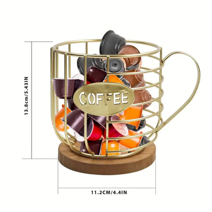 Classic Metal Coffee Pod Holder